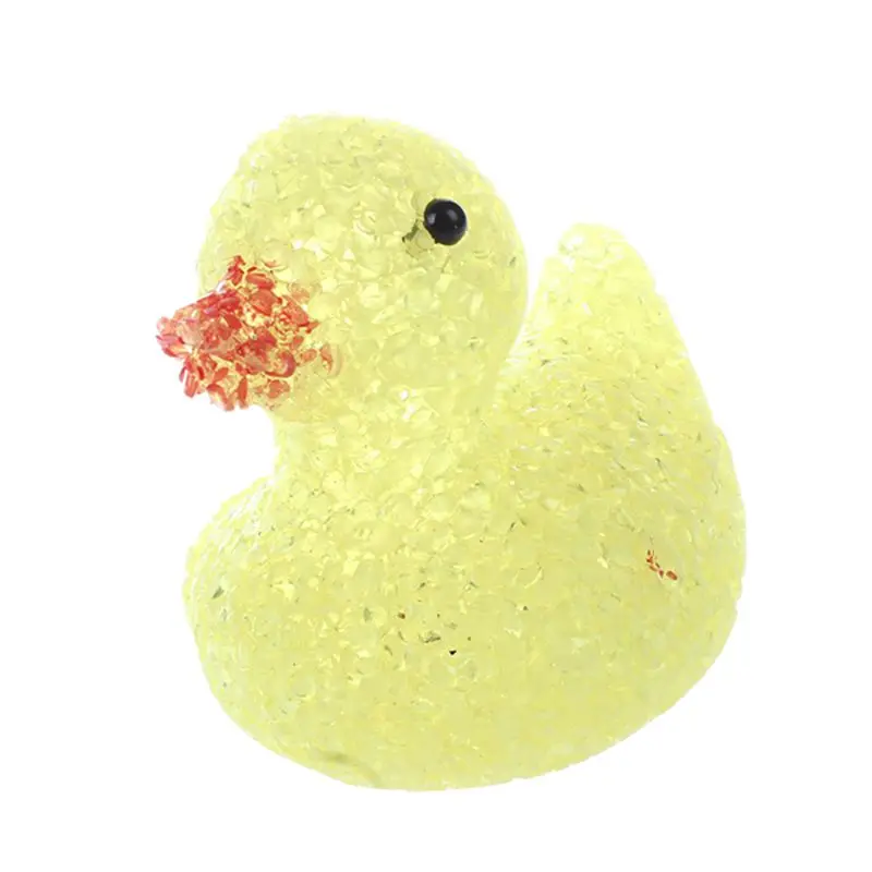 

LED Yellow Crystal Duck Flashing Bath Lamp Light Toy for Baby Kids