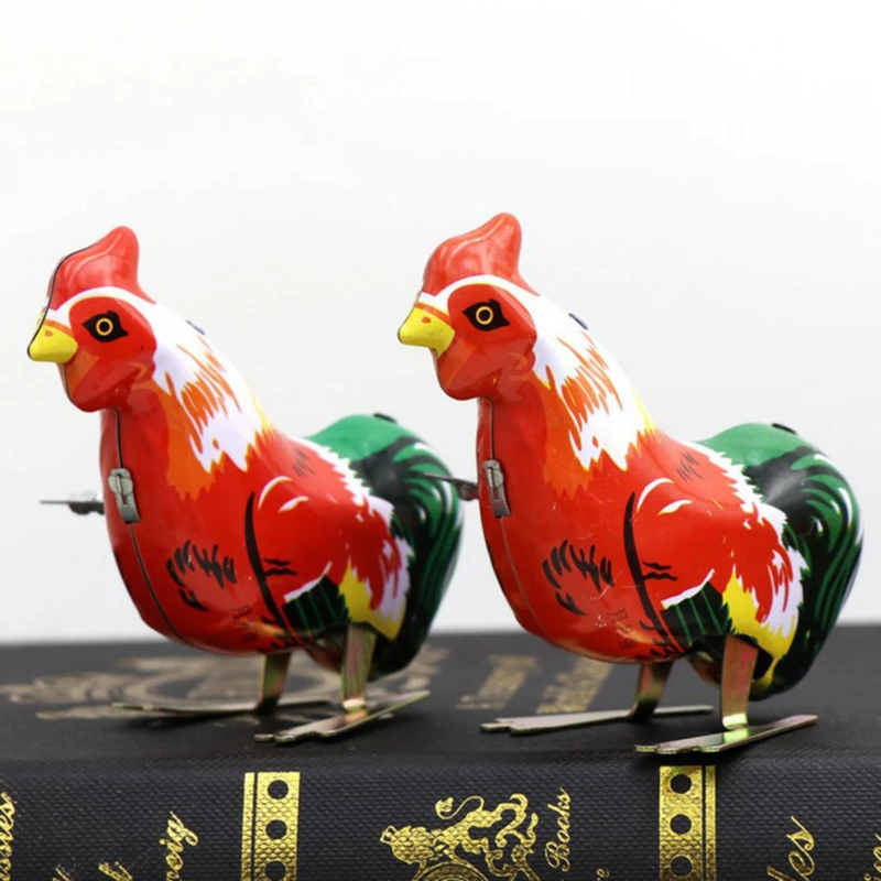 Kids Toys Classic Nostalgic Clockwork Toy Jump Frog Cock Rat Retro Children Puzzle Education toy | Игрушки и хобби