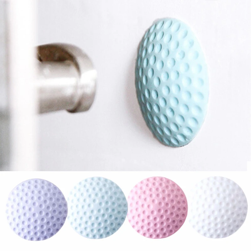 

Door Stopper Handle Baby Safe Quiet Buffer Convenient Wall Sticker Door's Stopper Soft Rubber Anti-Shock Flip Silence Home Stick