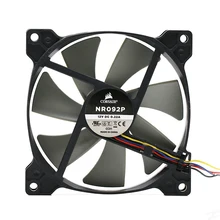Caja de ventilador para CPU Np092p, 9215cm, 92mm, CC, 12V, 4 cables, Control de temperatura PWM, Control inteligente de velocidad