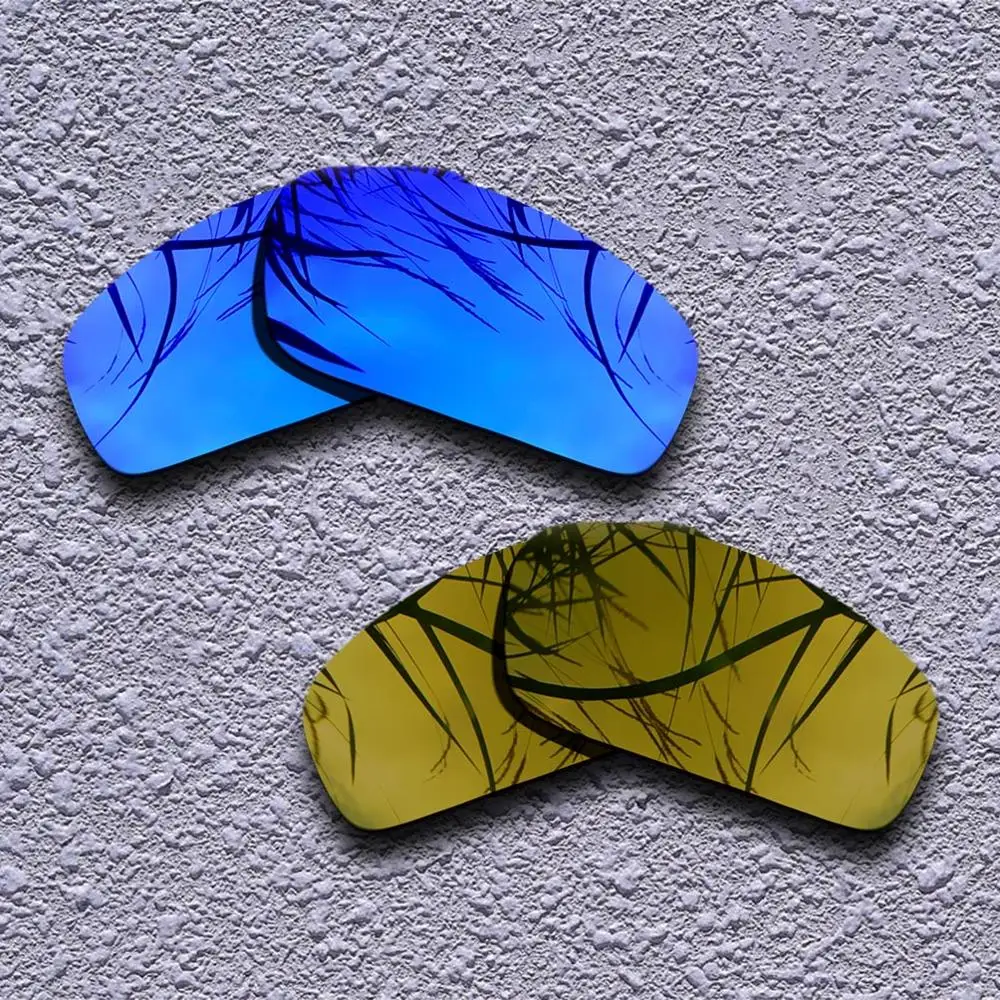 Purple-Copper 2 Pairs Polarized Replacement Lenses for Oakley Monster Pup Sunglasses- Multiple Choices - Цвет линз: Purple-Copper