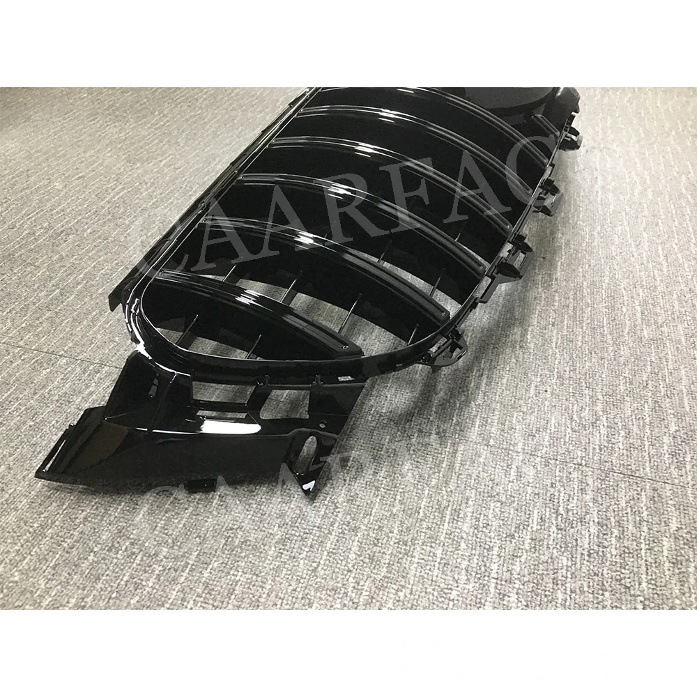 GT Style ABS Front Bumper Grill Mesh Grille Cover for Mercedes Benz W213 C238 E250 E300 AMG- Without without Sign