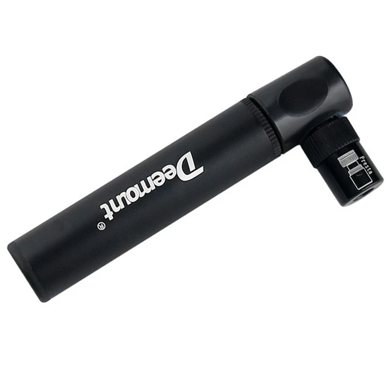 1*Aluminum Alloy Bicycle Practical Air Pump Inflator American&French Nozzle Light Weight Designed