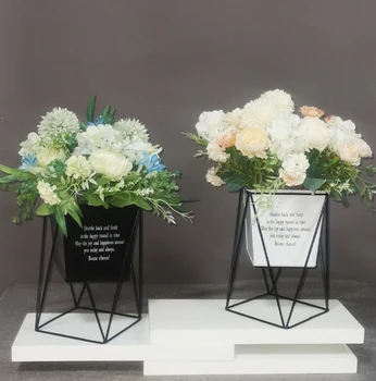 

Nordic Ins Simulation Small Fake Bouquet Set Wedding Accessories Office Desktop Flower Pots Living Room Decoraction Flower Vase