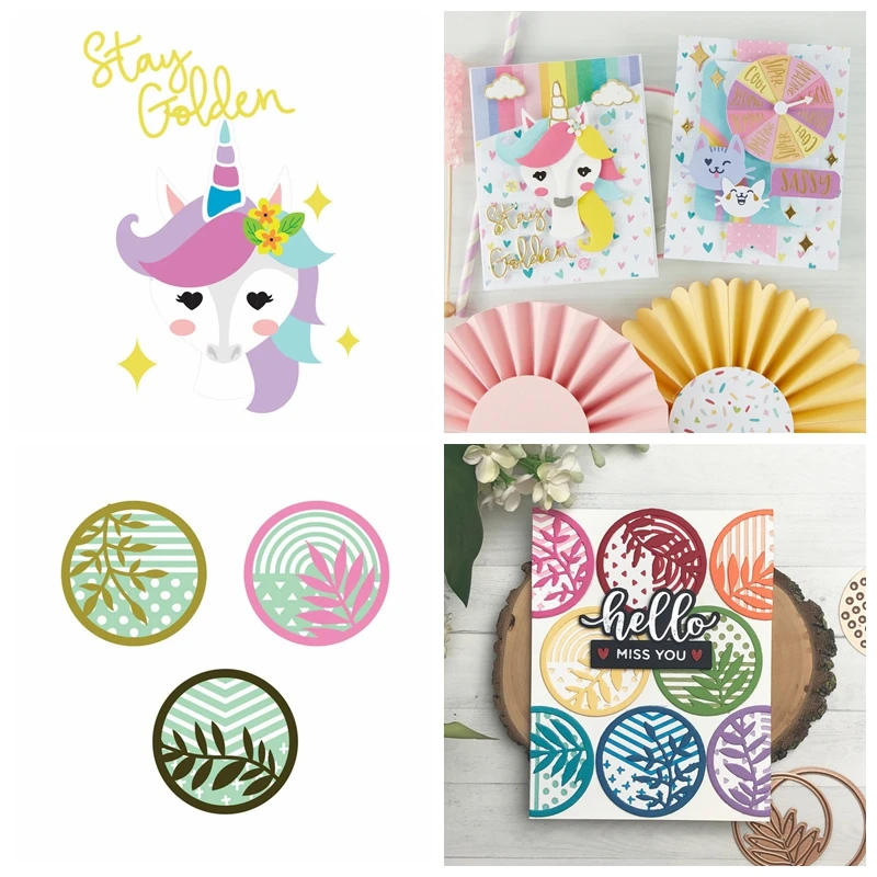 Stay Golden Pretty Unicorn Circle Stitched Foliage Border Metal Cutting Dies DIY Craft Paper Cards Embossing Template 2020 New
Stay Golden Pretty Unicorn Circle Stitched Foliage Border Metal Cutting Dies DIY Craft Paper Cards Embossing Template 2020 New