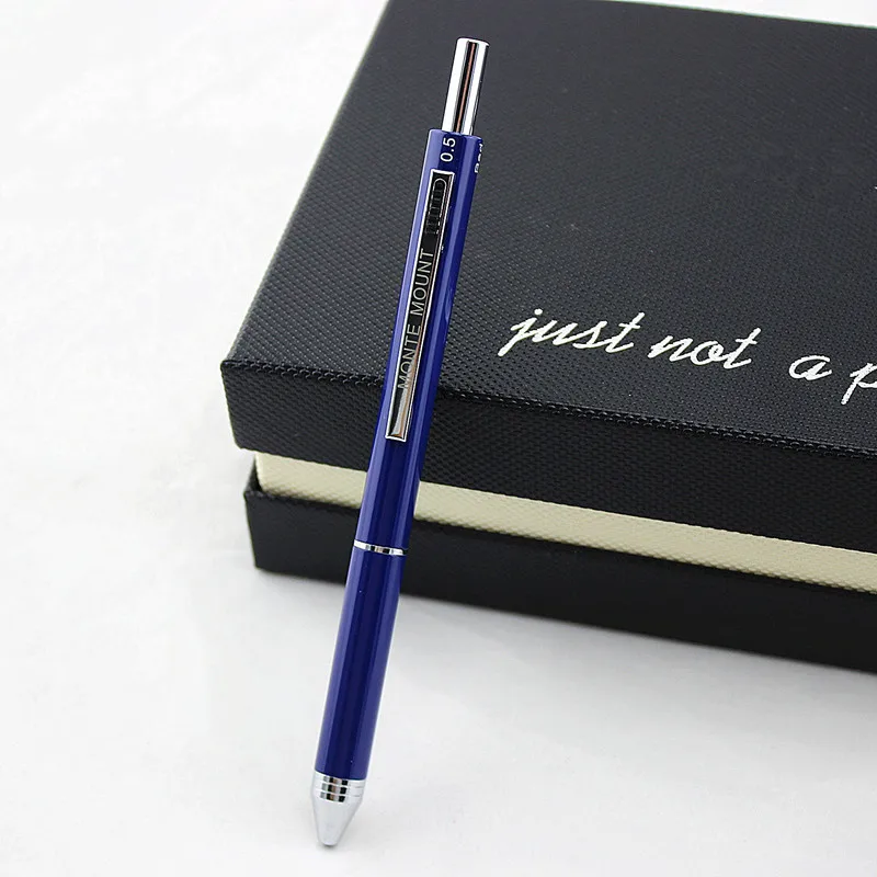 

luxury 3+1 Full Metal Multifunction Pen Multifunctional Mechanical Pencil 3 Color Ball Pens Creative Smart Hand Ballpoint pen
