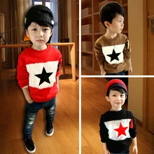 Г. Весенне-осенняя футболка с длинными рукавами для мальчиков топы для больших мальчиков, детская одежда, Детская футболка Чистый хлопок для малышей