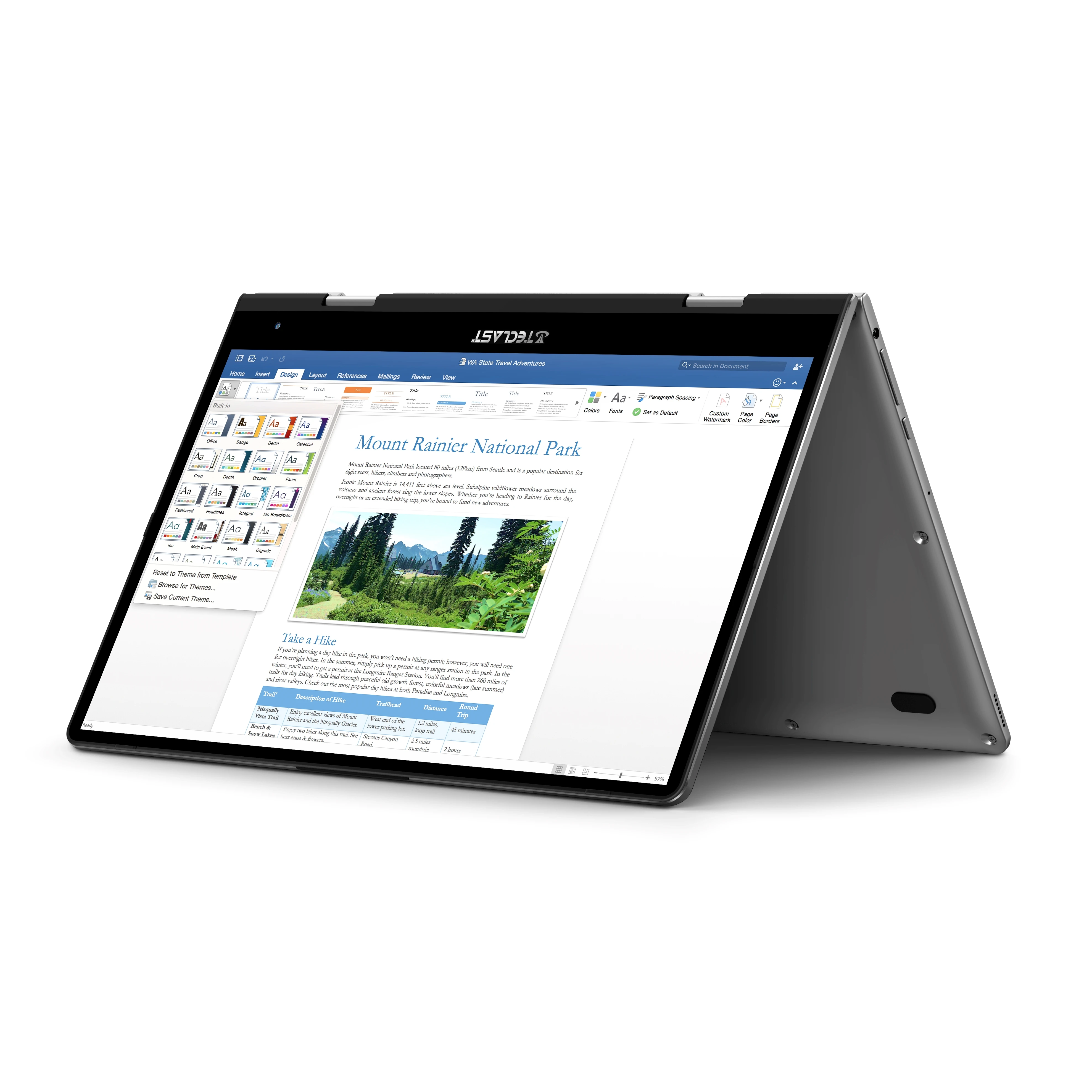 Teclast F5 Laptop Intel Gemini Lake N4100 Quad Core 8GB RAM 256GB SSD Windows10 360 Rotating Touch Screen 11.6\