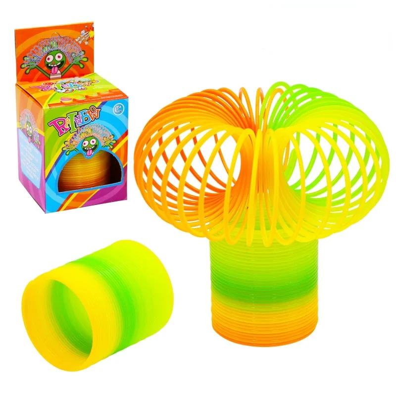 Magic Bounce Toys Board Games Children Anti-stress Ring Spring Rainbow Game Kid Funny Gifts Creative Educational Toy | Игрушки и хобби