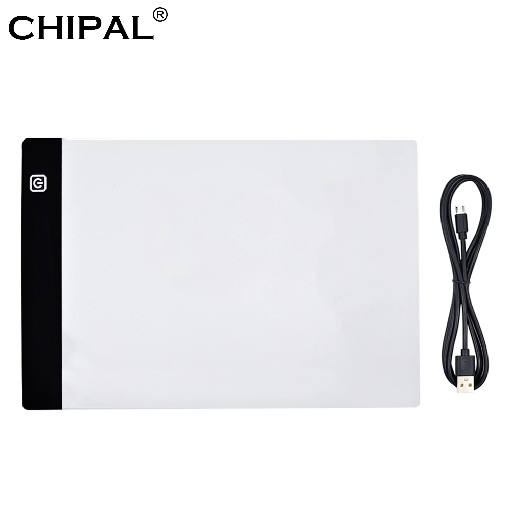 CHIPAL A4 светодиодный планшет для рисования Графический Цифровой рукописного ввода