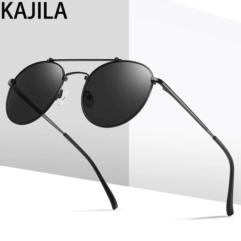 

Round Sunglasses For Men Polarized 2020 Fashion Alloy Frame Brand Design Driving Shades Sun Glasses for Women zonnebril dames