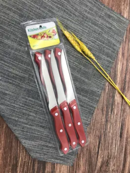 

6pcs stainless steel ABS handle steak knife table knife set tableware set restaurant tableware