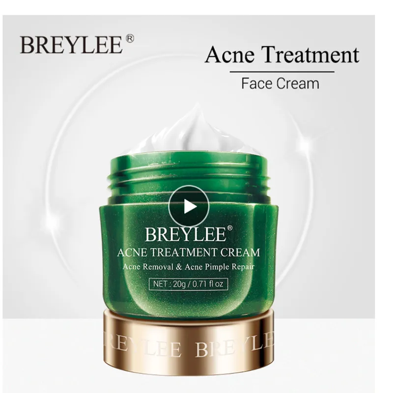 Крем для лечения акне BREYLEE увлажняющая сыворотка ухода за кожей лица от прыщей и