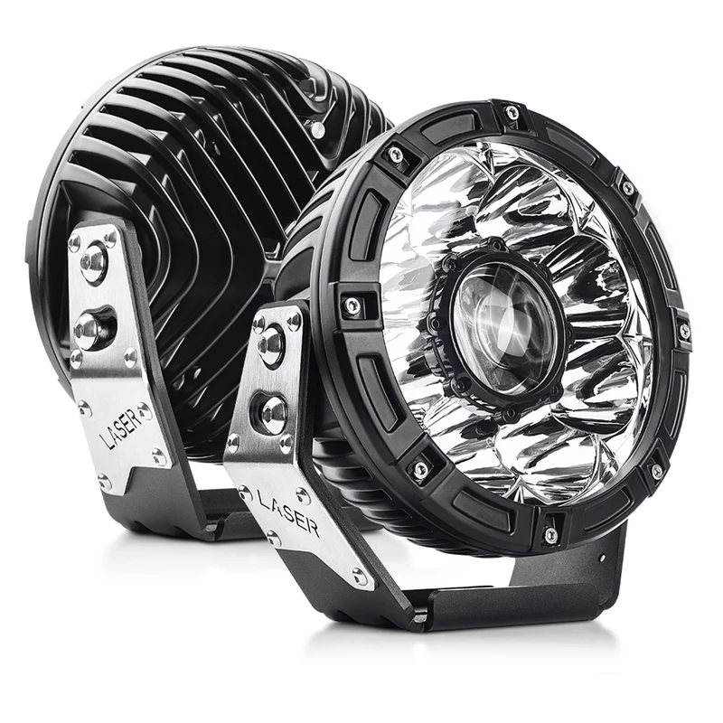 MICTUNING O guider 2 шт. 7 дюймовый светодиодный светильник для вождения Pods с лазерным