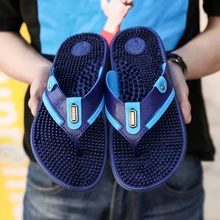 POSTOBON/ г. Новые летние классные Вьетнамки для воды Мужская Высококачественная мягкая Массажная пляжная обувь модные мужские повседневные уличные туфли