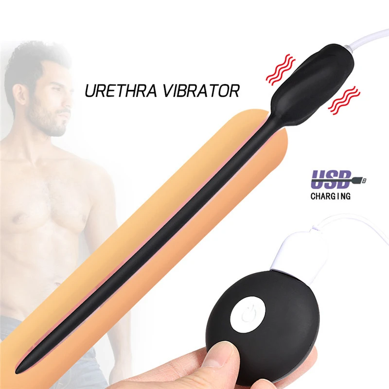 Vibrating Urethral Sound Urethral Plug Urethra Vibrator  Honeyloveyou