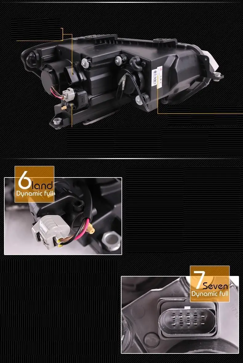 Luces Para автомобильные аксессуары светодиодные автомобильные запчасти Drl лампа в сборе Cob автомобильное освещение фары Задние фары 16 для Volkswagen Bora