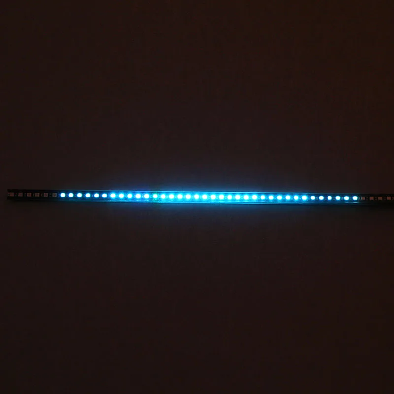 Высокая яркость Knight Rider освещение бар 5050 SMD 48 светодиодный 7 цветов 130 режимов 12 В с пультом дистанционного управления