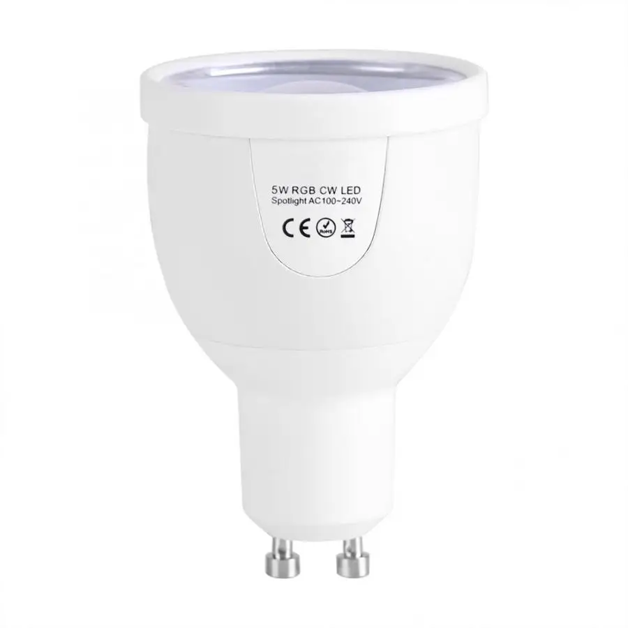 Aquatic Decor Milight GU10 5W RGB WW LED Spotlight Wifi Smartphone APP Control Light Bulb Submersible Underwater Clip Lamp