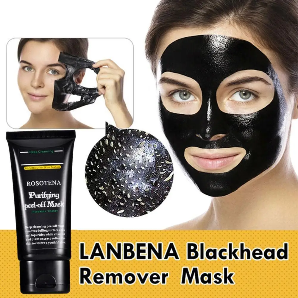 Lanbena Black Point Blackhead Remover Nose Mask Face Care Mud Acne Treatment Peel Off Pore Strip | Красота и здоровье