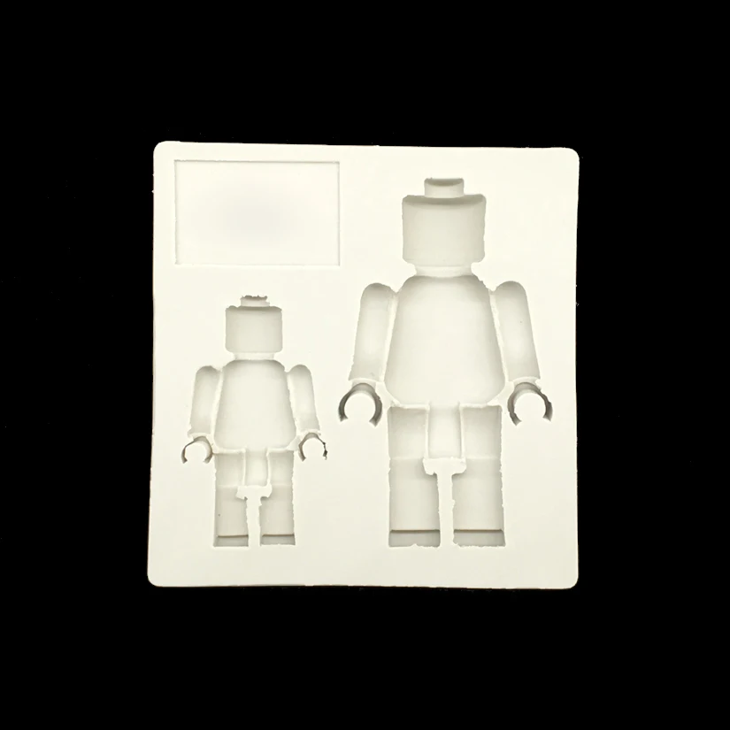 Wholesale 10 Pcs/lot Robot Shapes Silicone Sugarcraft Moulds Fondant Cake Decorating Tools Soap | Дом и сад