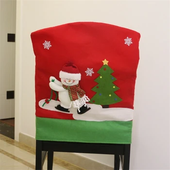 

2020 Hot Sale Papai Noel 2019 Merry Christmas Dining Table Chair Cover Decoration Office Xmas Decor Home Party New Year Dinner