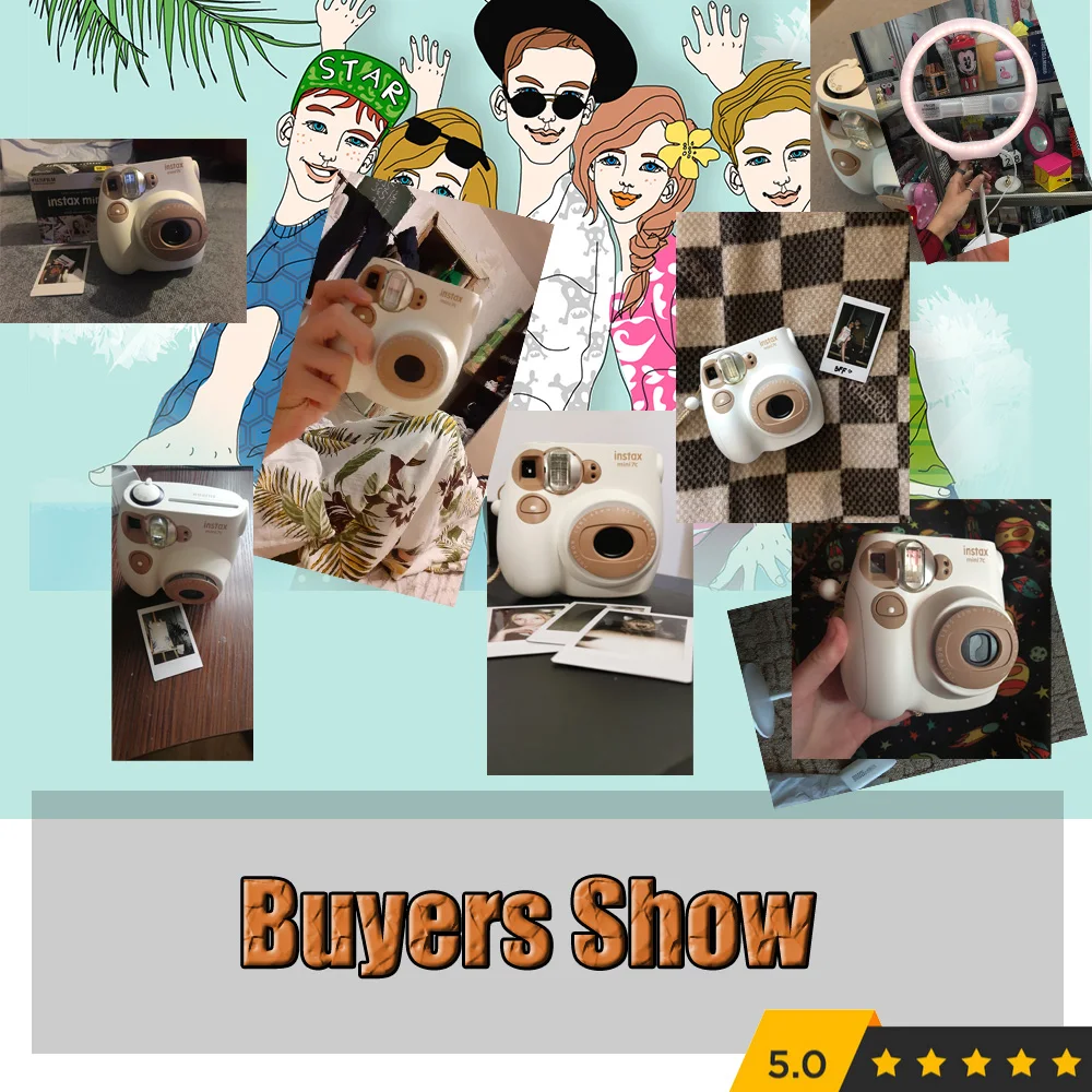 Fujifilm Instax Mini пленочная камера Mini7c Mini 7C мгновенная камера дешевле, чем Instax mini8 mini9 подарок на день рождения, Рождество, год