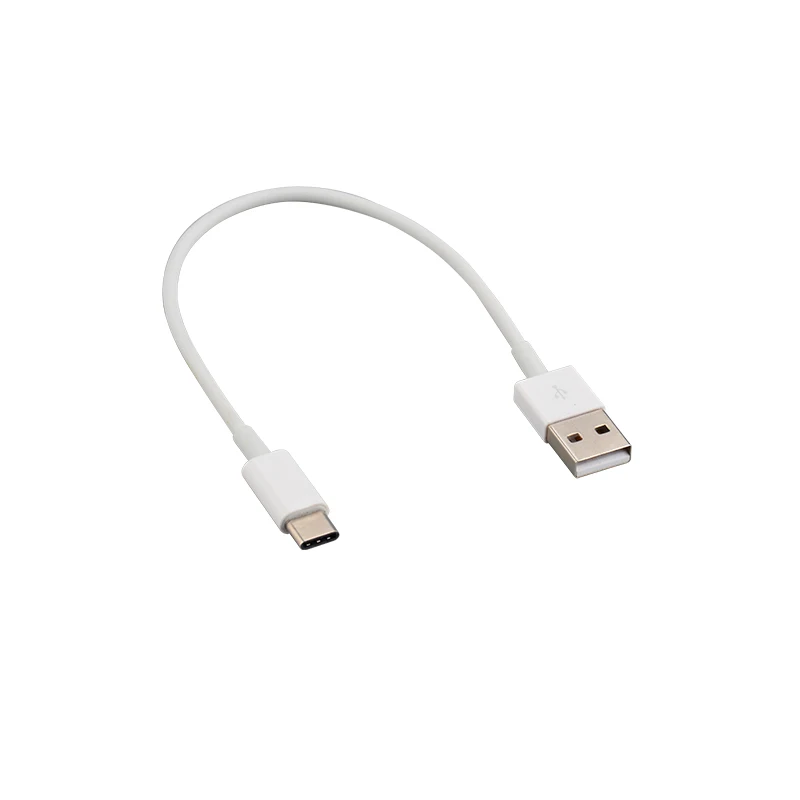 100 шт 20 см 2A usb type C кабель для samsung S10 S8 S9 huawei P30 Pro Быстрая зарядка type-C мобильный телефон зарядный провод USB C кабель