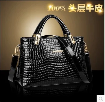 

2016 Spring And Summer Europe And America Big Brand New Style Fashion Crocodile Pattern WOMEN'S Bag Bag Shoulder Handbag Shoulde