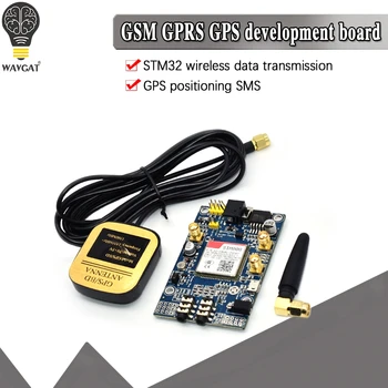 

SIM808 Module GSM GPRS GPS Development Board IPX SMA with GPS Antenna for Arduino Raspberry Pi Support 2G 3G 4G SIM Card