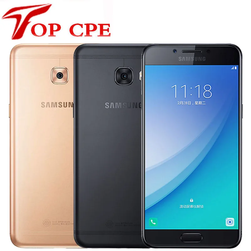 Смартфон Samsung Galaxy C5 Pro C5010 4 + 64 ГБ 5 2 дюйма GPS NFC 16 МП 4G LTE|Смартфоны| |