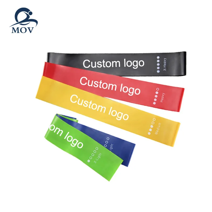 

5 type yoga non-slip customized resistance exercise band