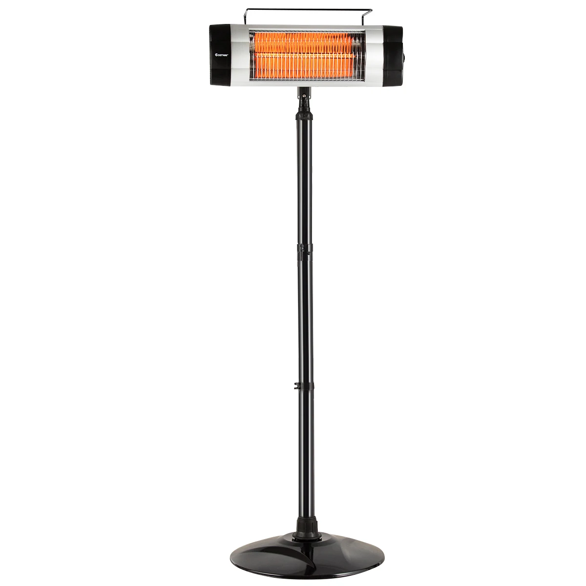 Costway 1500w Electric Patio Heater Freestanding Adjule Costway 1500w Electric Patio Heater