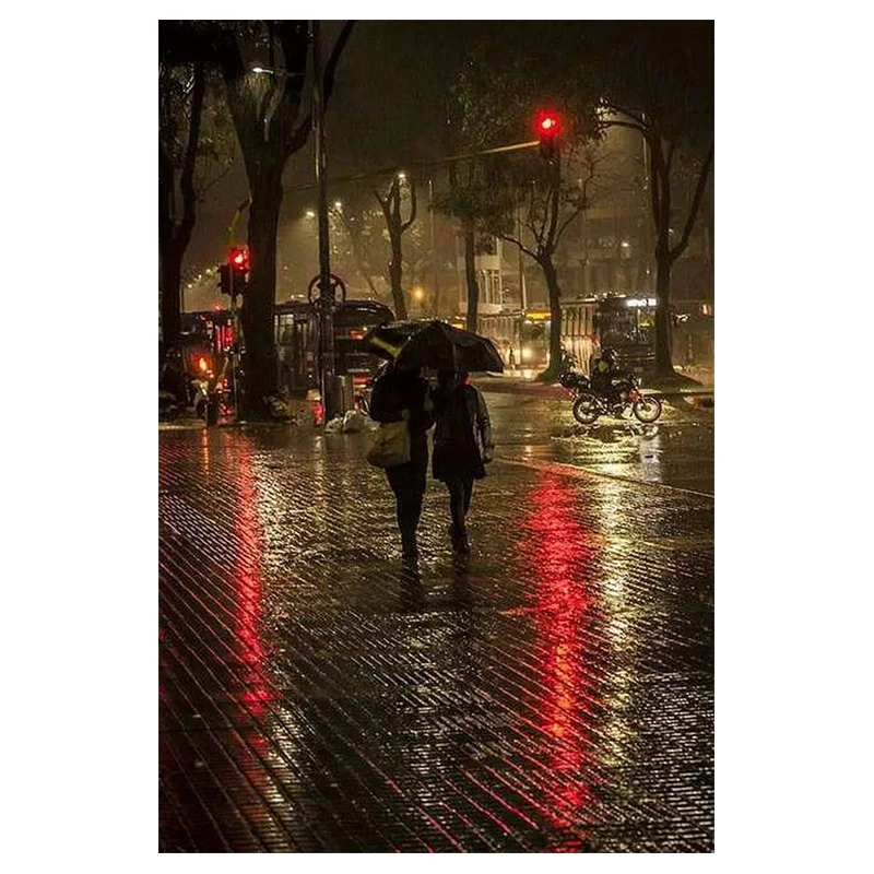 

5D DIY Diamond Painting Full Square/Round Drill "Rainy night" Diamond Painting Embroidery Cross Stitch gift Home Decor Gift E71