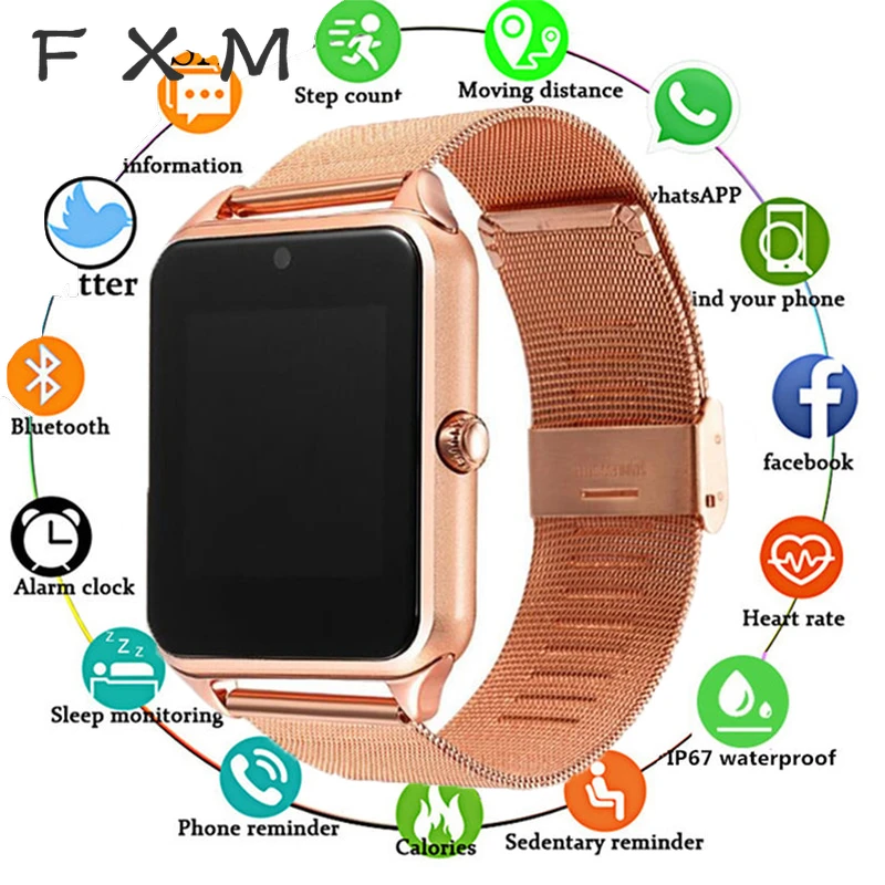 

new Smart watch GT08 Plus Metall watch with Sim card Slot Push message Bluetooth Connectivity Android IOS phone Smartwatch PK s8