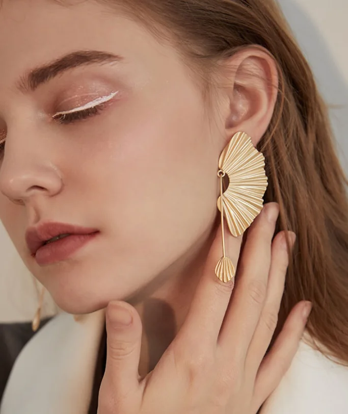 2023 trend 925 Silver Needle Simple Long Section Korean Style Shaped Earrings fpr women Fashion Jewelry