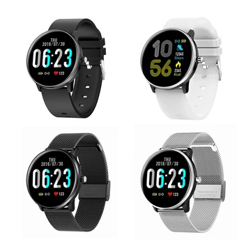 

MX6 Smart Watch Mens Women 1.3 Inch Press Heart Rate Monitor Weather IP68 Sports Watch for IOS Android