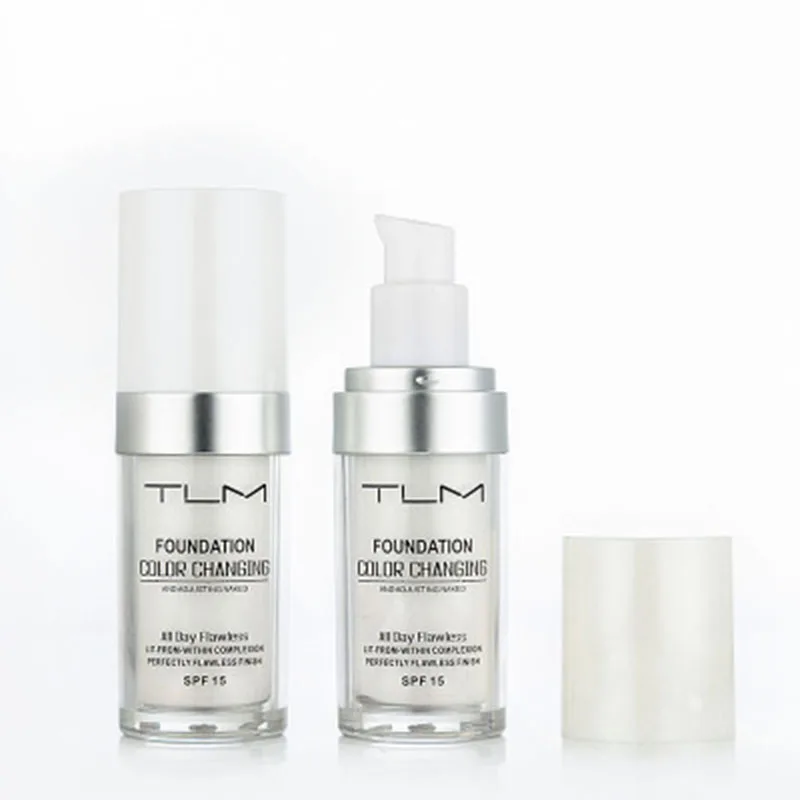 

TLM 30ml Color Changing Foundation Makeup Liquid Concealer Oil Control Soft Makeup Foundation