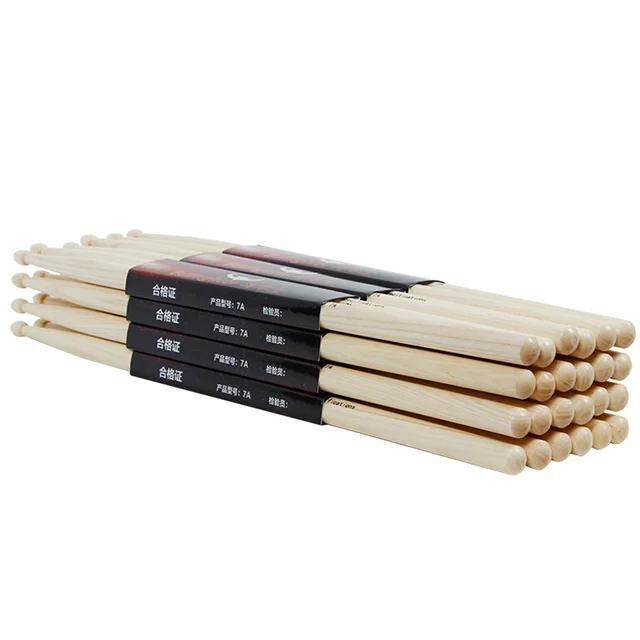

Wholesale Factory Custom Logo OEM ODM 5A 7A Walnut Wood Drumsticks Drum Sticks