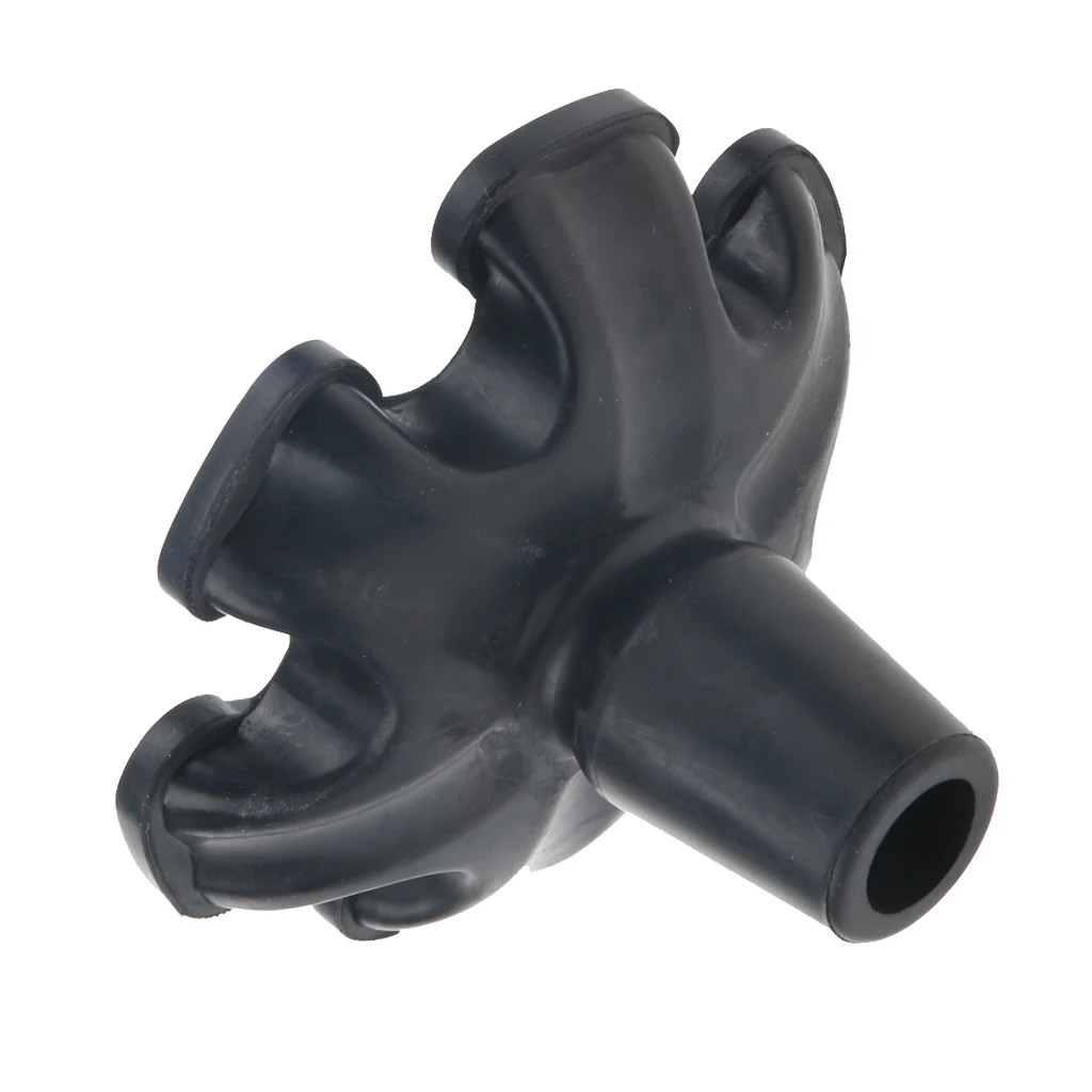 Universal 6 Legs Attachment Tip 1PC For Walking Hiking Stick End-Self Standing 3/4 NON-SLIP Tracking Hiking Bracket Supporting walking stick attachment