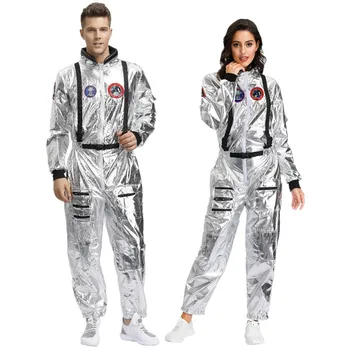 

Space Suit For Astronaut Costume Silver Pilot Costumes New Arrival Halloween Costume One Piece Jumpsuit The Wandering Earth
