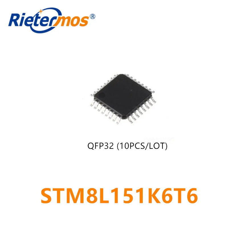 10 шт. STM8L151 STM8L151K6T6 STM8L151K6 8L151K6 QFP32 оригинал | Электроника
