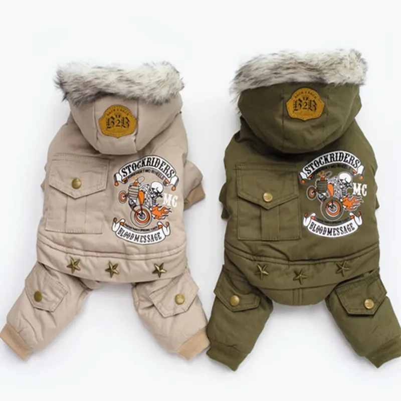 

Winter Dog Clothes Coat Waterproof Warm Pet Jacket Chihuahua French Bulldog Clothes Small Dogs Hoodies roupas para cachorro