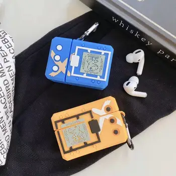 

For AirPods Case Guitar 3D Silicone Soft Creative Strange Cover For Digimon Anime Earphone Protection Cover Case For Airpods pro