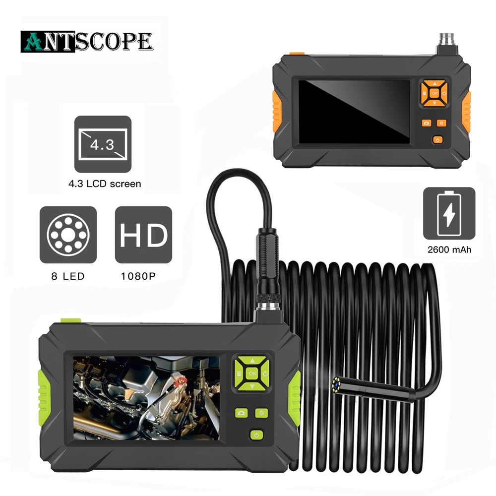 Antscope 1080P HD видео Водонепроницаемая камера для осмотра профессиональная P30