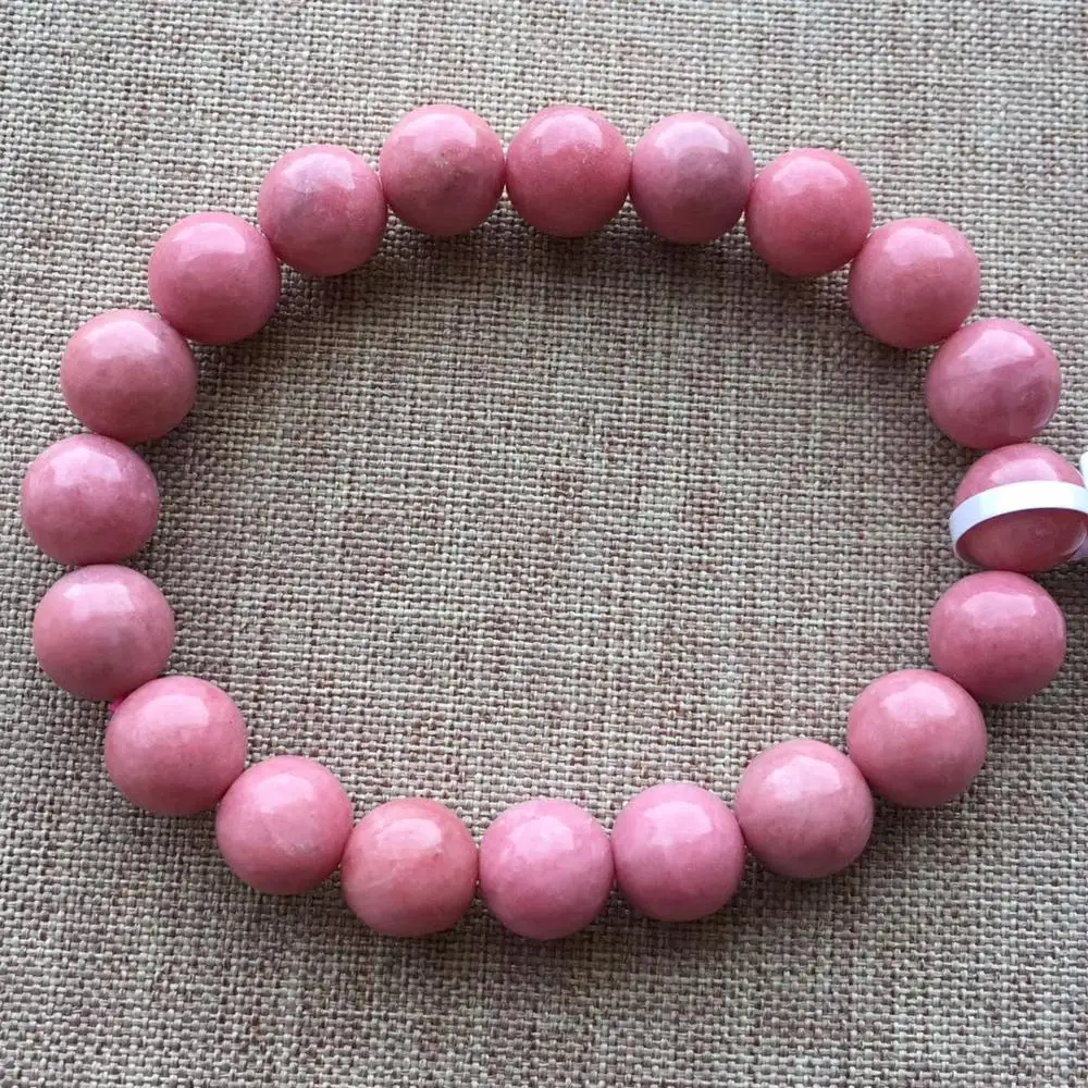 9 мм красный натуральный Родонит драгоценный камень круглый бисер Кристалл