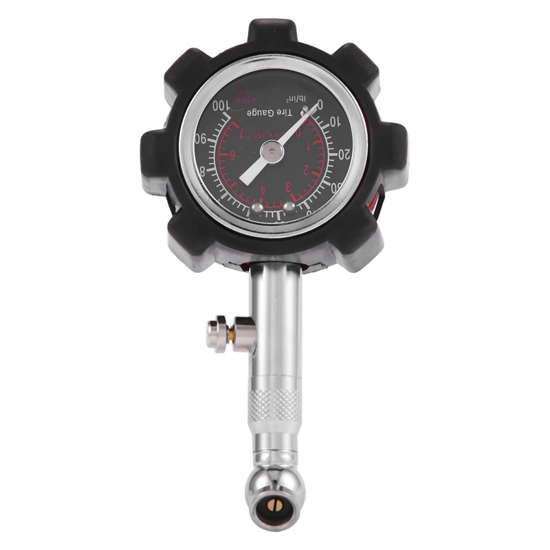 Hand held Tyre Tire Air Pressure Gauge Meter Tester 0 100 PSI for Car