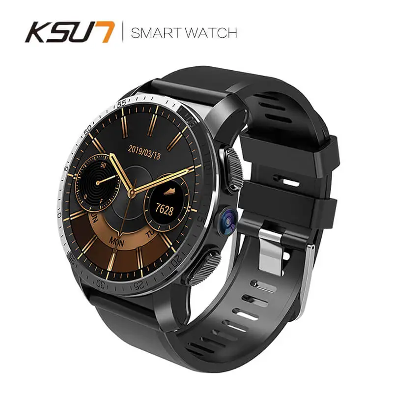 KSUN R907 4G Smart Watch Android 7.1 With 8MP Camera GPS 2.03 inch Screen 800Mah Battery Sport Business Strap For Men