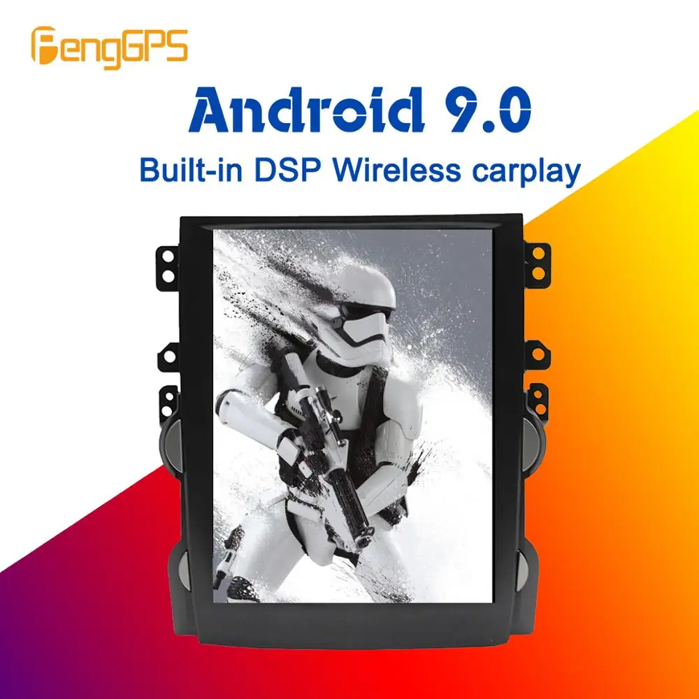 10.4''Tesla Android 8.1 PX6 4+64GB Built-in DSP CARPLAY Car Radio For Chevrolet Malibu 2013 GPS Navigation Head unit