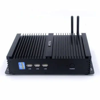 

Hystou New Model Industrial Computer Noiseless Mini PC 4GB RAM 128GB SSD Intel Core i5 4200U VGA HDMI Ports And 1Lan Port